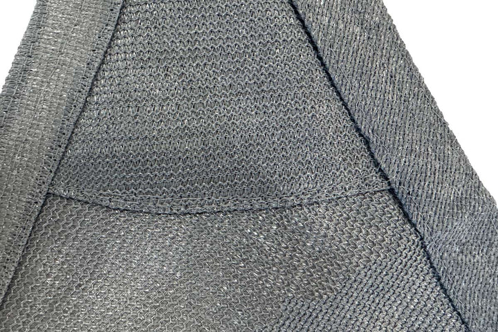 Shade Matters 4M x 5M x 6.4M Charcoal Right Angle Triangle Ultra-Heavy Duty Shade Sail