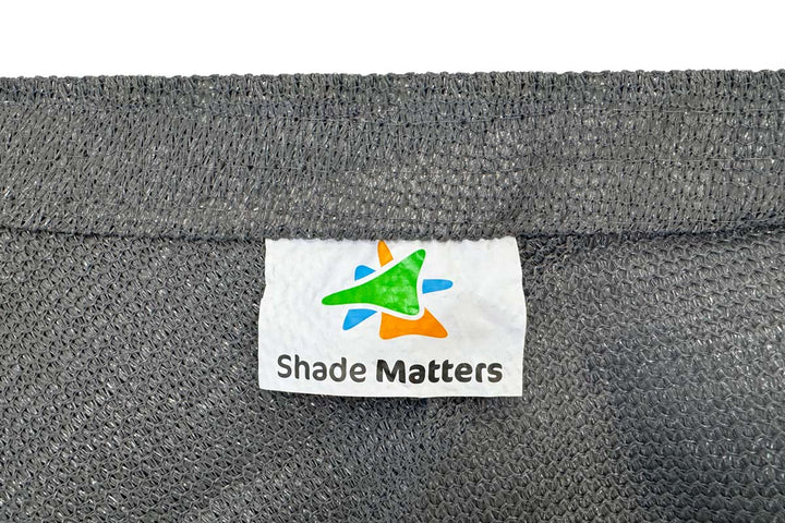 Shade Matters 5M x 5M Charcoal Square Ultra-Heavy Duty Shade Sail