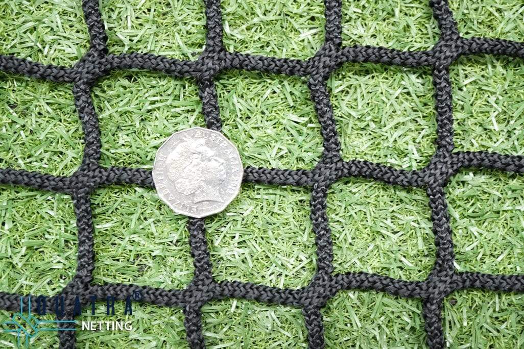 Haverford Black Knotless Polypropylene 40mm Squares / 5mm Diameter: 15m x 4m