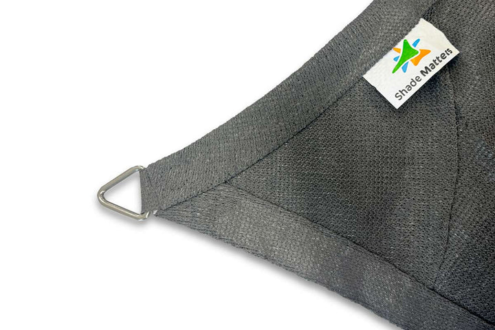Shade Matters Charcoal Rectangle Ultra-Heavy Duty Shade Sail