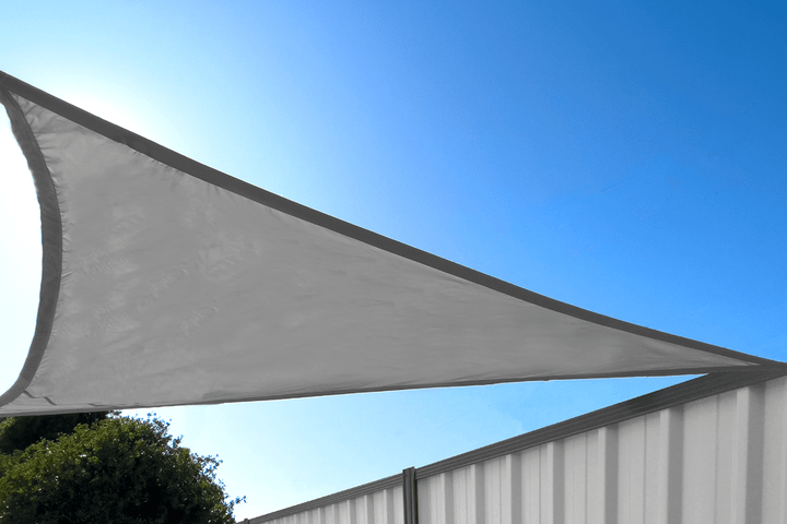 shadematters.com.au Home & Garden Grey Triangle Waterproof Shade Sail