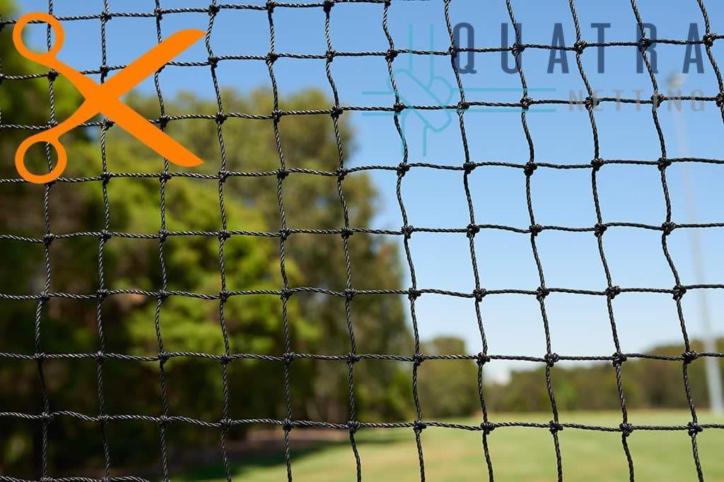Quatra Sports Netting 1.8m Storage Safety Net by-the-metre: 40mm SQ 36Ply / 2.0mm Diameter
