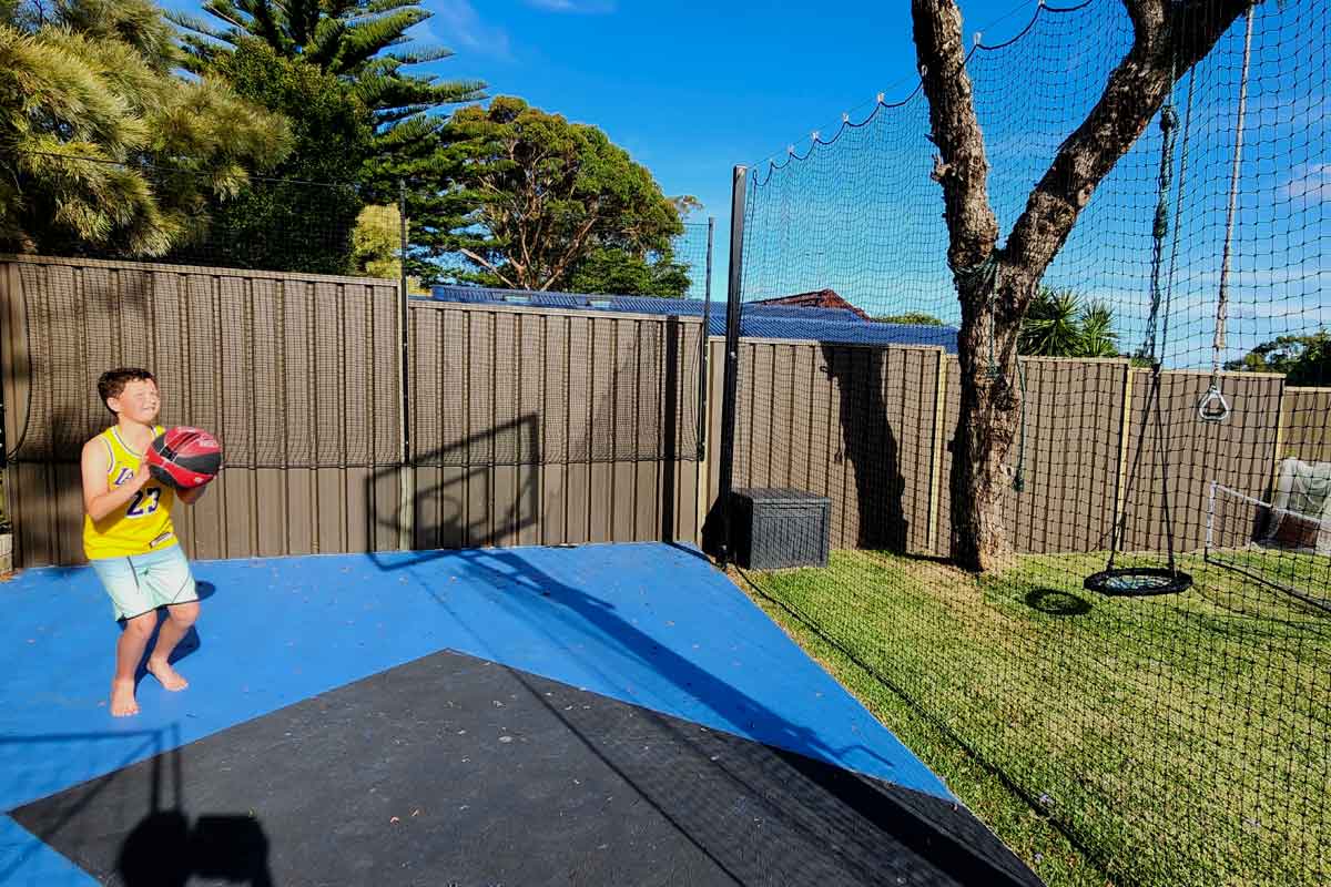 Quatra Sports Netting Ball Stop Barrier Nets with Support Posts - 40mm sq (Multiple Sizes)