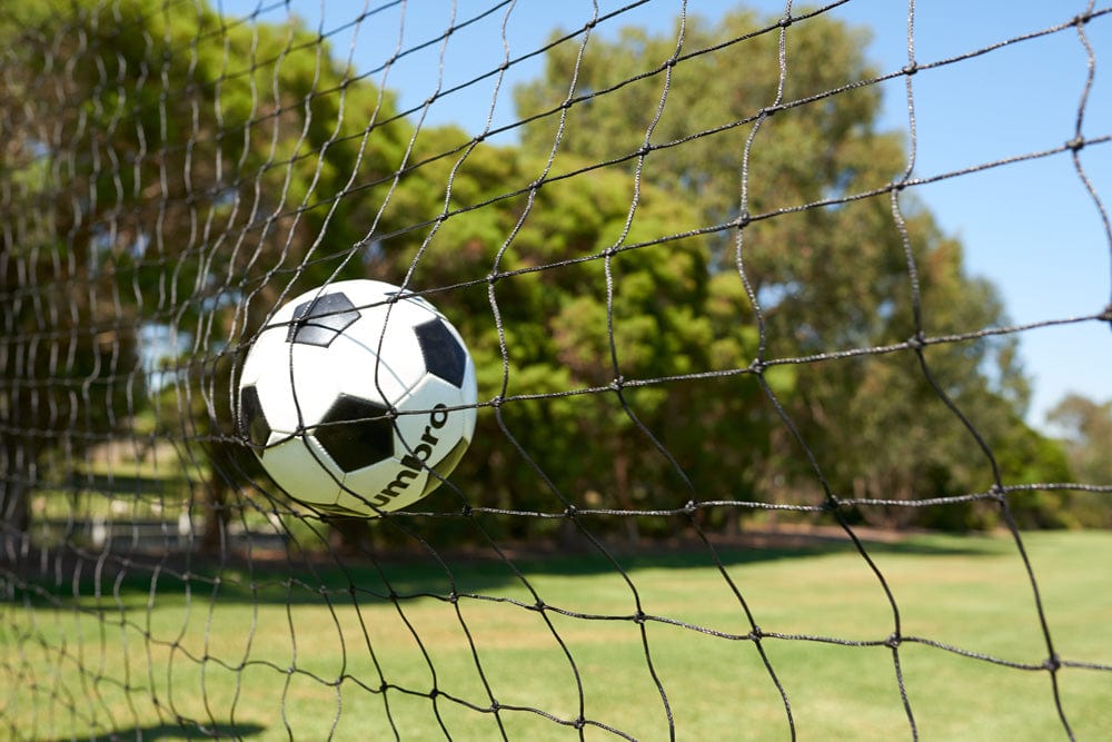 Quatra Sports Netting Black / 5m Soccer Netting by-the-metre: 5m Wide - Black