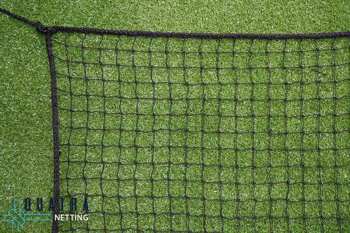 Quatra Sports Netting Soccer Barrier Netting - 40mm sq with 6mm Rope Border (Multiple Sizes)